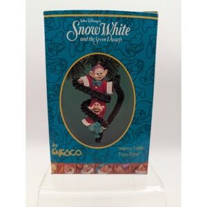 Walt Disney Snow White & Seven Dwarfs Merry Little Two Step Ornament by Enesco